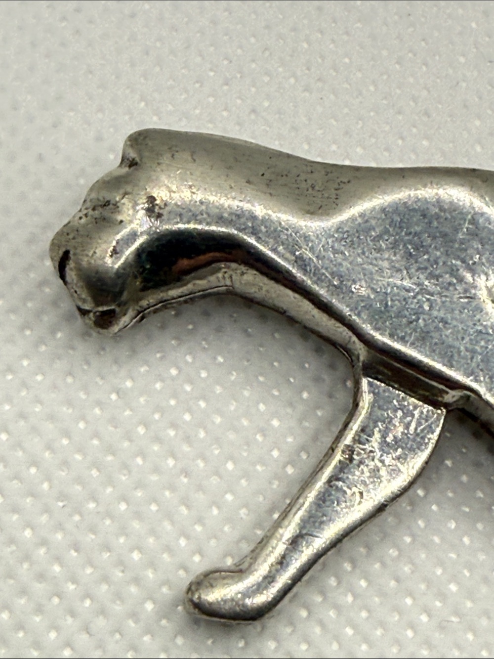 Vintage Made in England Silver Tone Panther Brooch Pin rare find - Picture 2 of 15